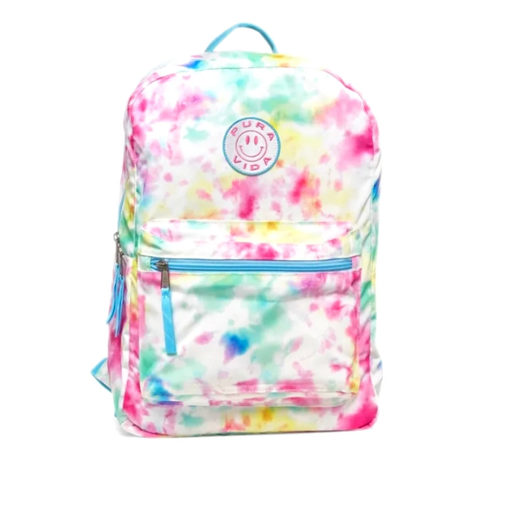 ๐HPx4๐ Pura Vida Happy Tie Dye Classic Backpack - Picture 1 of 4